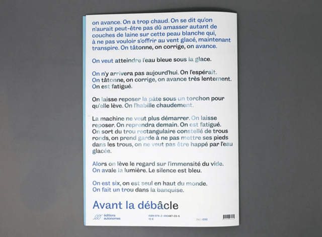 Avant la débacle — Jean Gaumy, Erwan Amice, Jean-Manuel Warnet